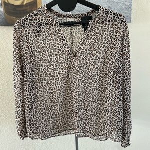 Animal print top